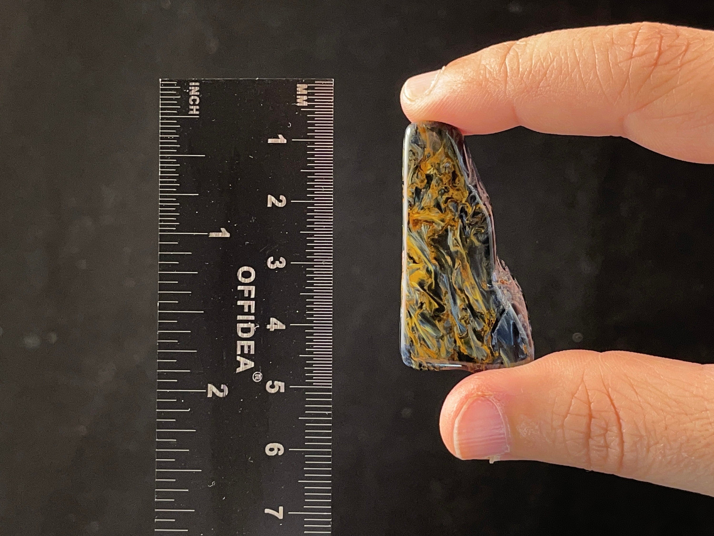 Natural Pietersite Tumbled Stones - Genuine Tiger's Eye Crystals for Home Decor, Housewarming Gifts & Healing Meditation | Rustic Office Desk Decor, Feng Shui Stone Collection