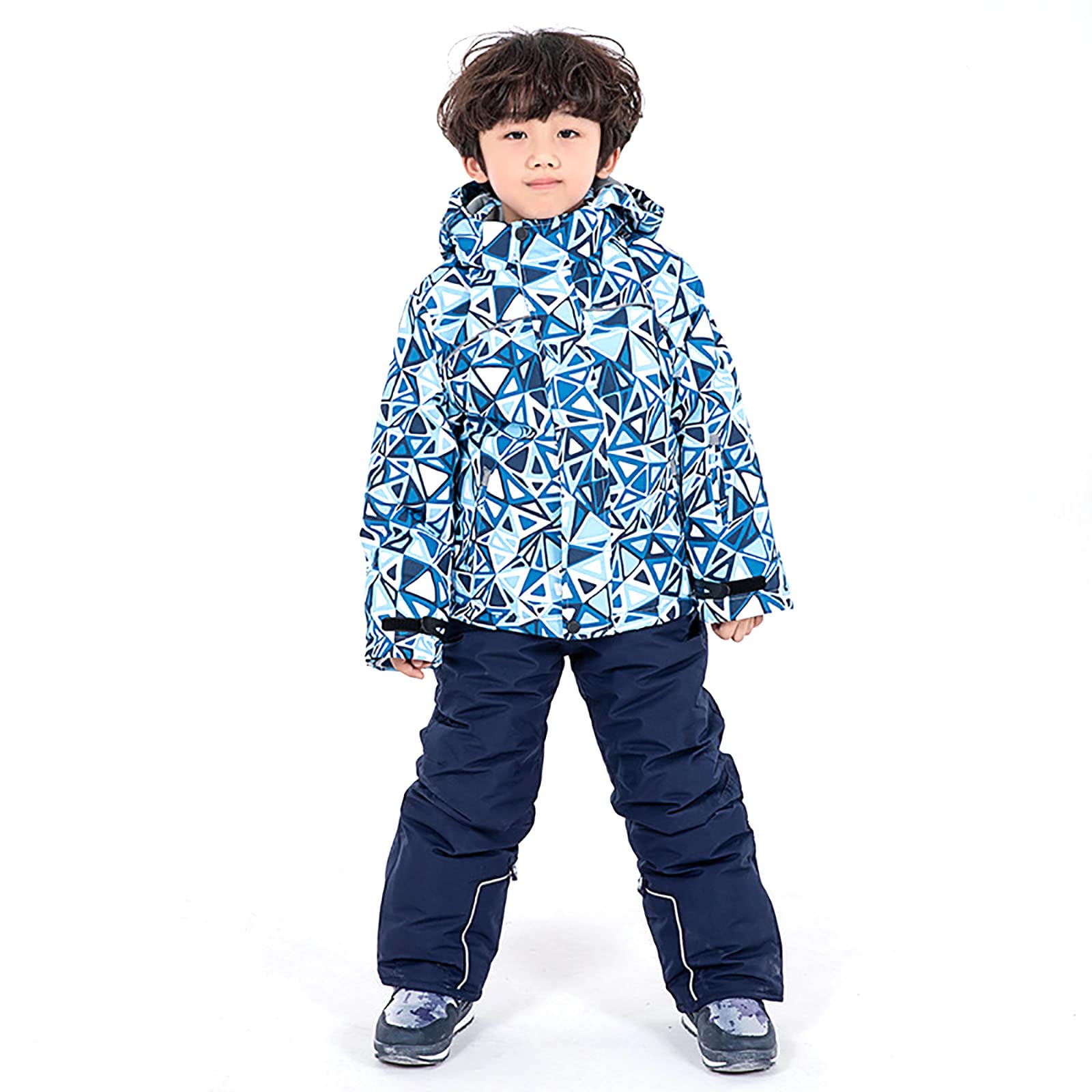 Baby Boys Winter Snowsuit Set - Waterproof Ski Jacket & Pants for Kids, Warm -40°C/℉ Protection | Perfect for Snowboarding, Skiing & Outdoor Winter Activities