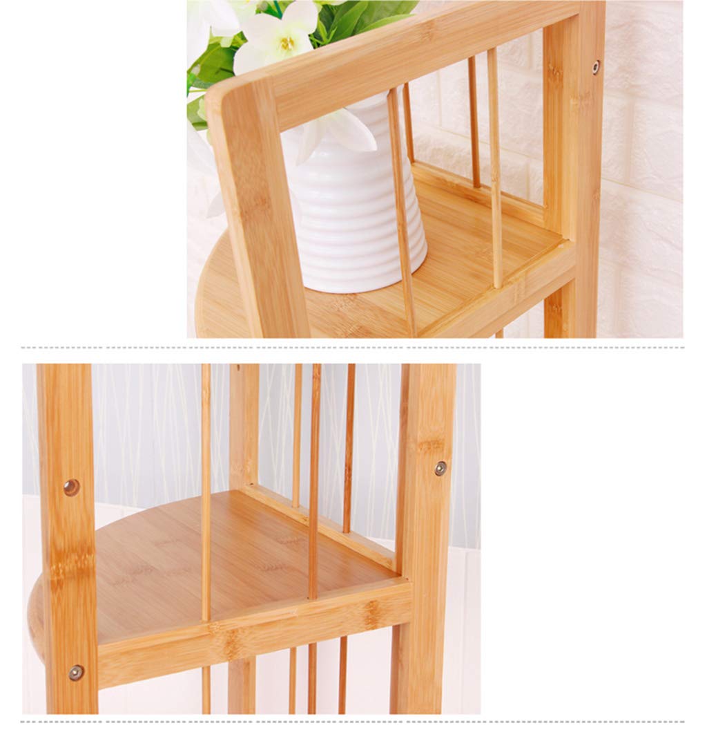 Bamboo Plant Stand Shelf - 5-Tier Flower Pot Holder, Multi-Layer Storage Rack for Indoor Plants, Books & Decoration | Perfect for Balcony, Bedroom & Living Room Organization