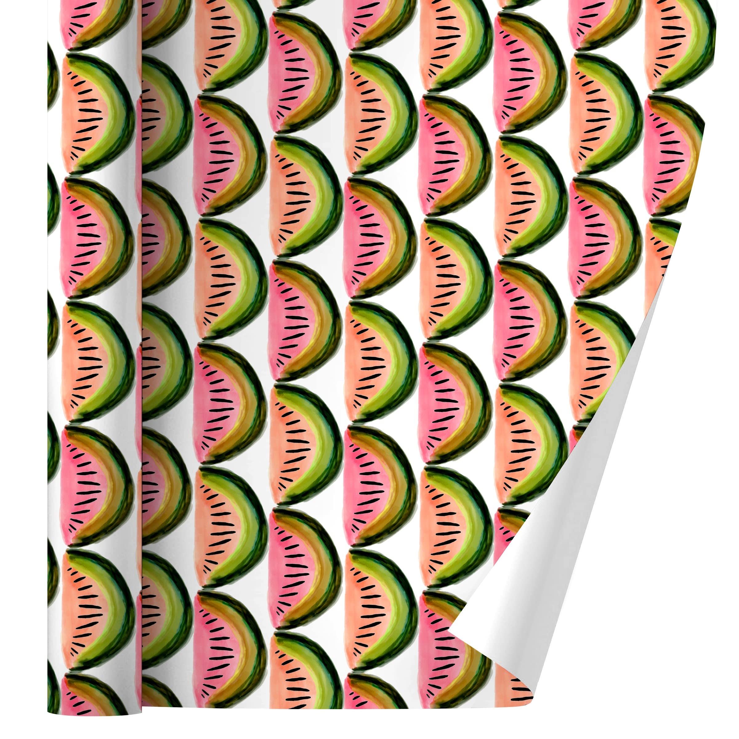 GRAPHICS & MORE Watercolor Watermelons Gift Wrap Paper Roll - 18