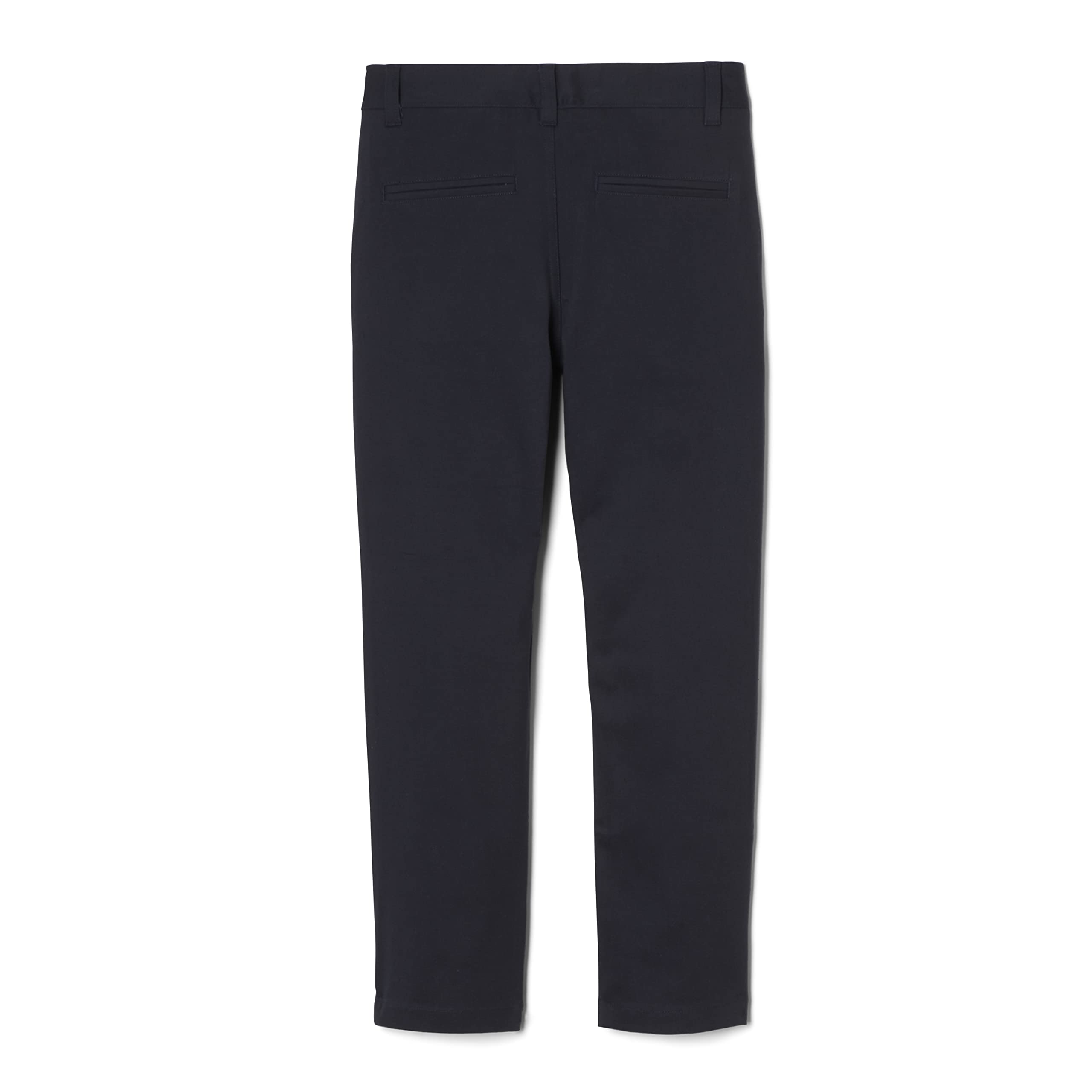 French Toast Boys' Adjustable Waist Straight Fit Stretch Twill Chino Pants - Comfortable School Uniform & Casual Wear for Kids