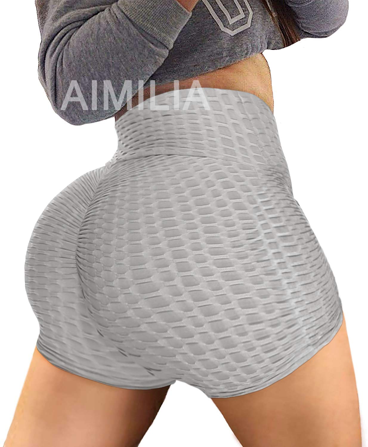 Women's High Waisted Booty Lifting Yoga Shorts - Sexy Workout Gym Running Leggings for Women - Perfect for Yoga, Gym, Running & Casual Wear