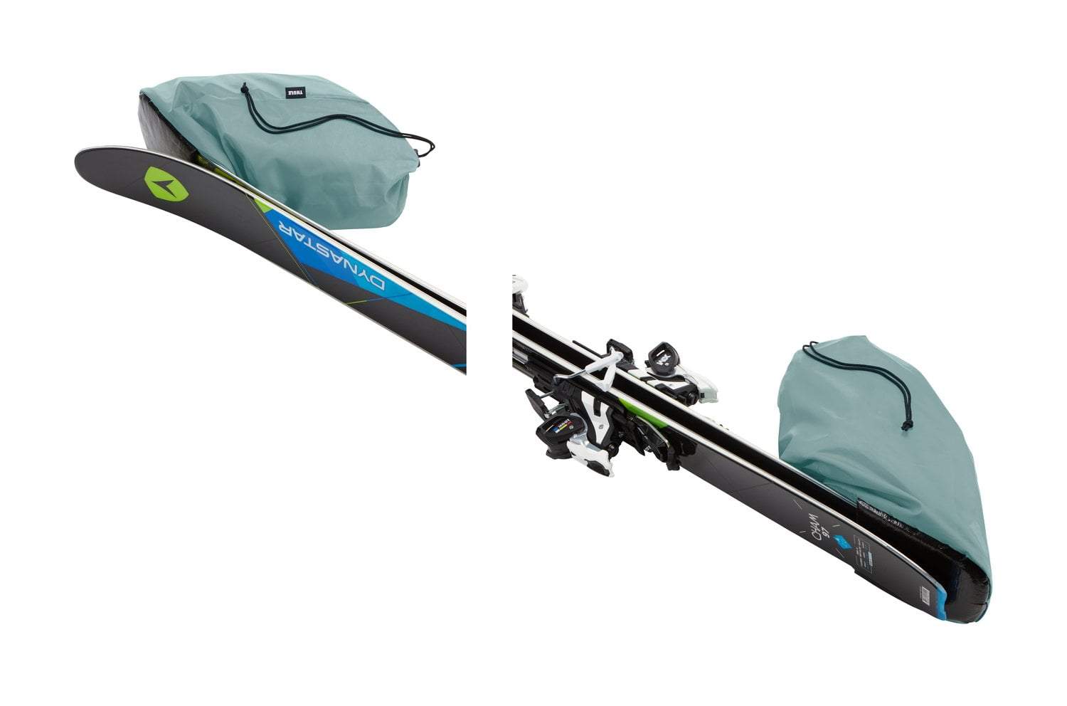 Thule RoundTrip Ski Roller Bag 175cm - Durable Ski Travel Case for Airplane Transport, Dark Slate | Perfect for Ski Trips & Winter Sports Equipment Storage