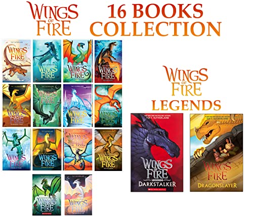 Wings of Fire Complete 14-Book Collection Set (Books 1-12 + 2 Legends Books) - Fantasy Dragon Adventure Series for Kids & Teens | Perfect for Gifts, Reading Clubs & Classroom Libraries