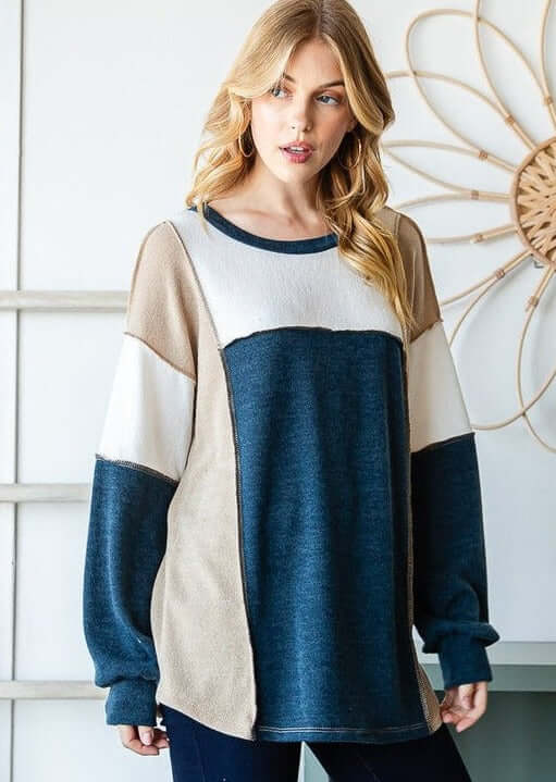 Blue Ridge Pullover Cozy Top - Made in USA | Soft Fleece Sweatshirt for Women | Perfect for Outdoor Hiking & Casual Winter Wear