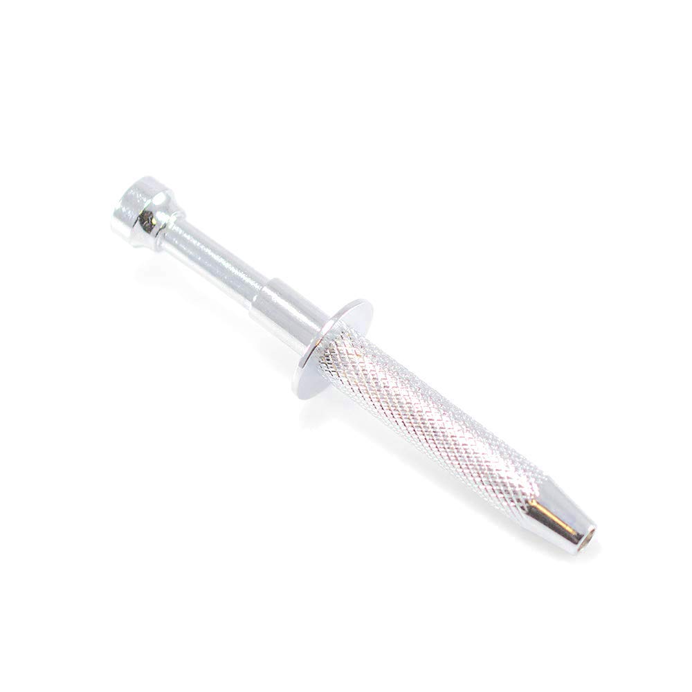 4-Prong Stainless Steel Ball Grabber Tweezers for Jewelry Making & Piercing - Diamond Claw Tool for Small Parts, Chips & Gems - Perfect for Jewelers, Watch Repair & Electronics Assembly