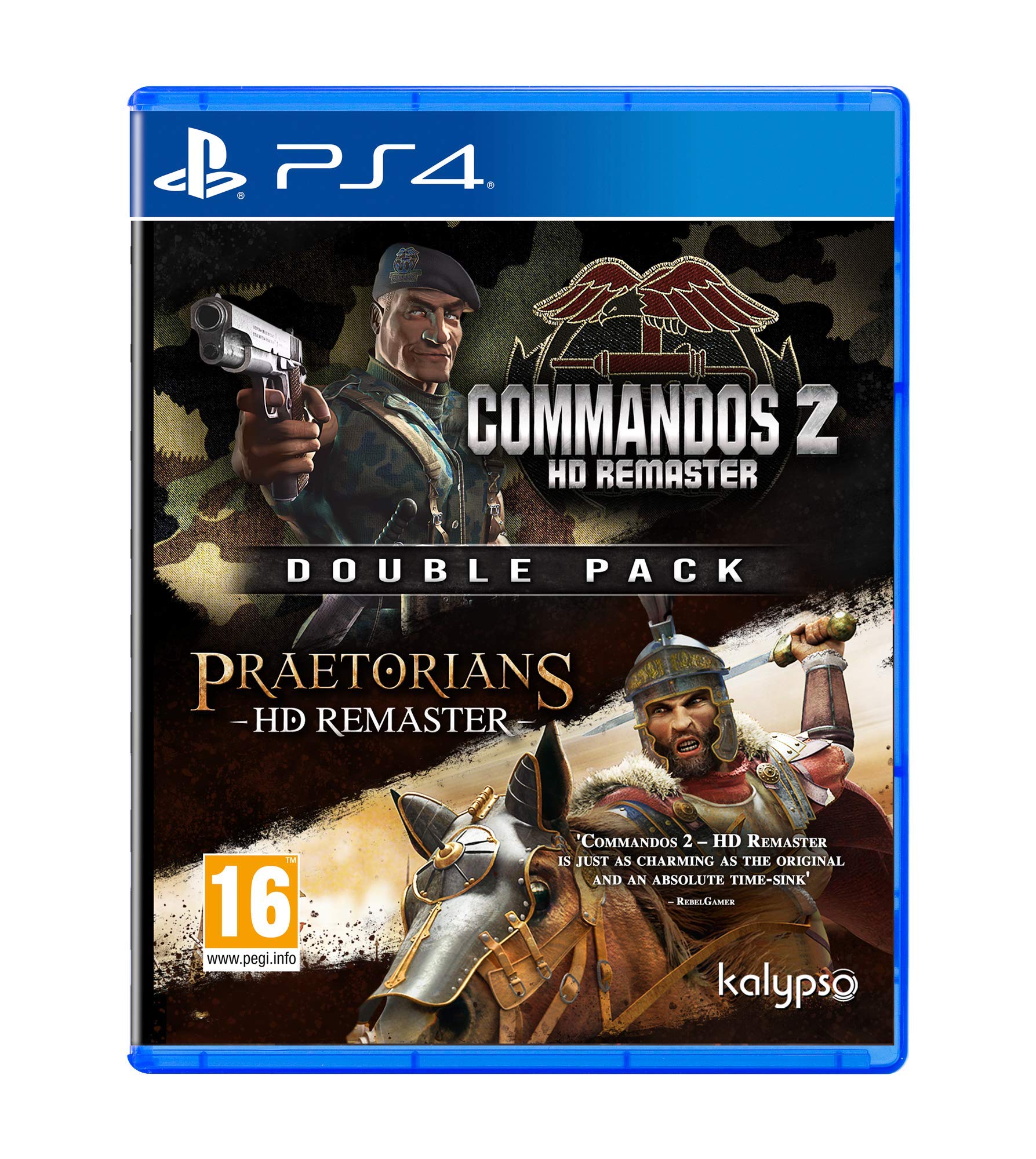 Commandos 2 & Praetorians: HD Remaster Double Pack - PlayStation 4 Game | WWII & Ancient Rome Strategy Bundle | Perfect for Strategy Gamers & History Enthusiasts