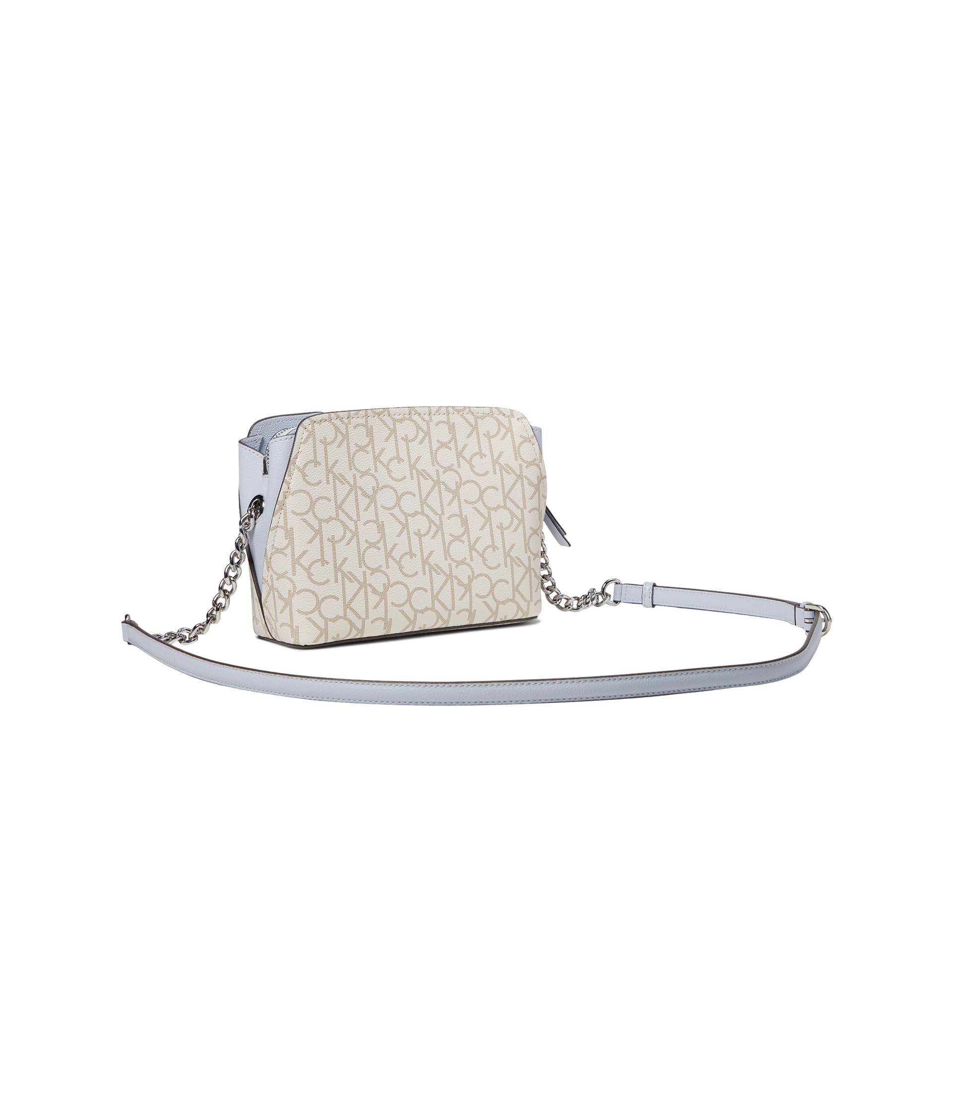 Calvin Klein Finley Triple Compartment Signature Crossbody Bag for Women - Stylish & Functional Purse for Everyday Use, Travel, and Work