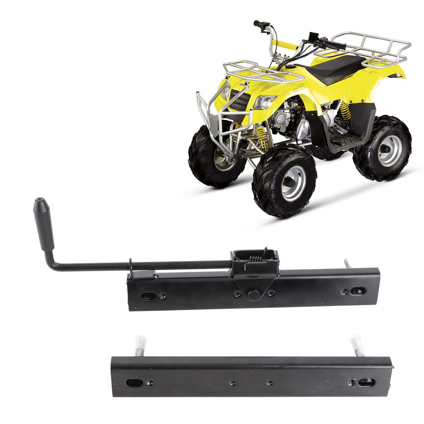 Universal Adjustable Seat Slider Track - Heavy Duty Seat Base Sliders for Go Kart, UTV, Off-Road Vehicles, RVs, Boats & Trucks - Perfect for Custom Seat Modifications & Comfort Upgrades