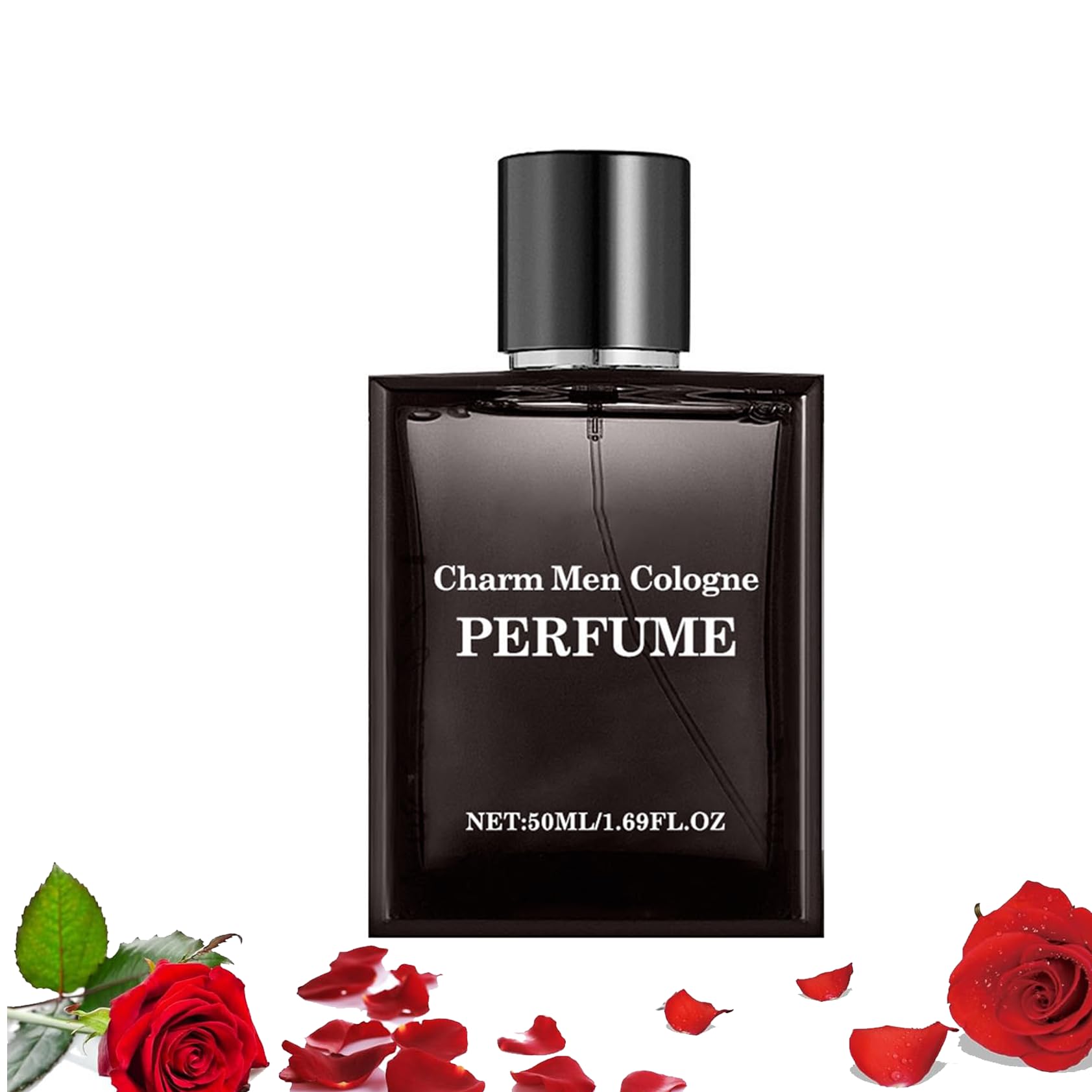Premium Men's Cologne with Pheromones - 50ml Long-Lasting Eau de Toilette Spray, Essential Oil Infused Fragrance for Attraction & Confidence - Perfect for Date Nights, Work, and Special Occasions