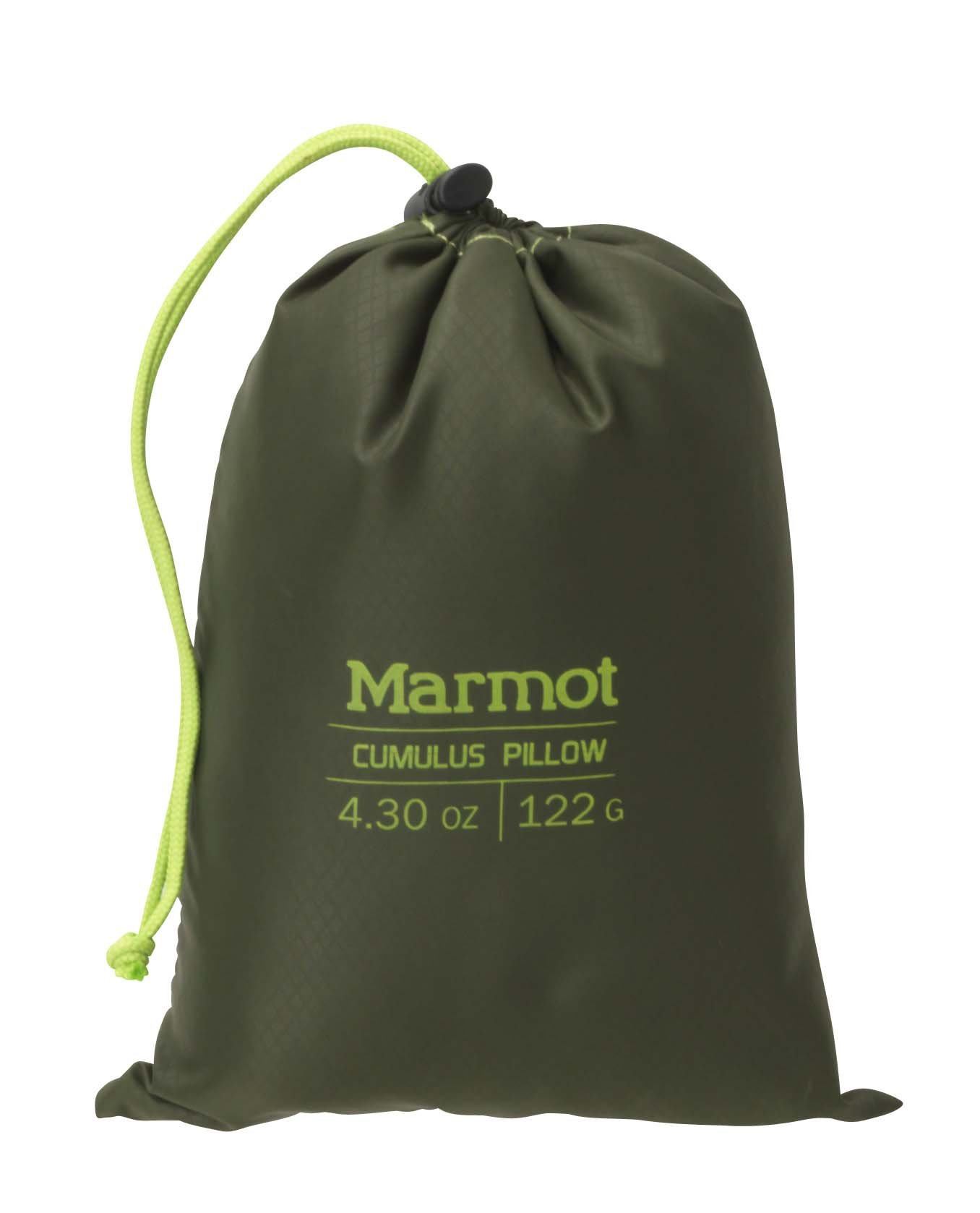 MARMOT Cumulus Inflatable Insulated Camping Pillow - Lightweight Backpacking Pillow with Removable Washable Cover & Stuff Sack for Hiking, Travel, and Outdoor Adventures