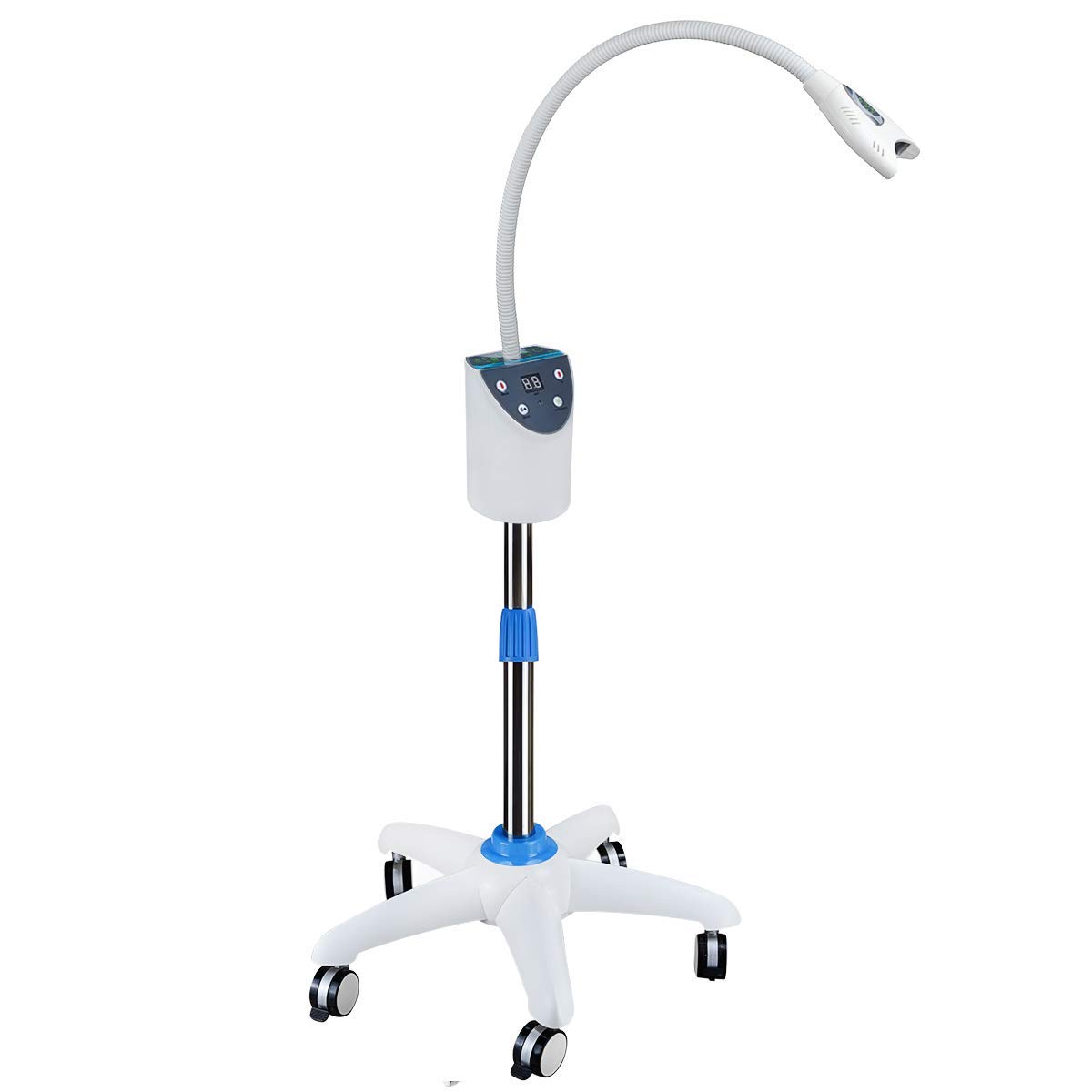 Professional Teeth Whitening Kit with 4 Blue LED Lights & Digital Indicator - At-Home Teeth Bleaching System for Brighter Smile - Perfect for Daily Use, Travel, and Special Occasions