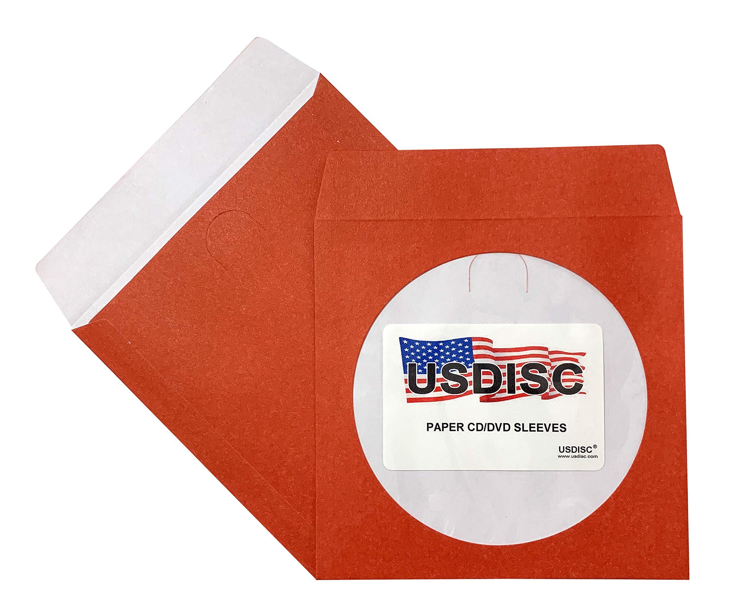 5000 Pack 100g Red Window Paper Sleeves with Flap - Perfect for Mailing, Invitations, and Business Correspondence