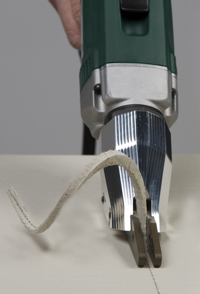 PacTool SS424 Backerboard Shear - Professional Fiber Cement Cutting Tool for Contractors | Heavy-Duty Power Tool for Backerboard, Cement Board & Tile Underlayment Installation