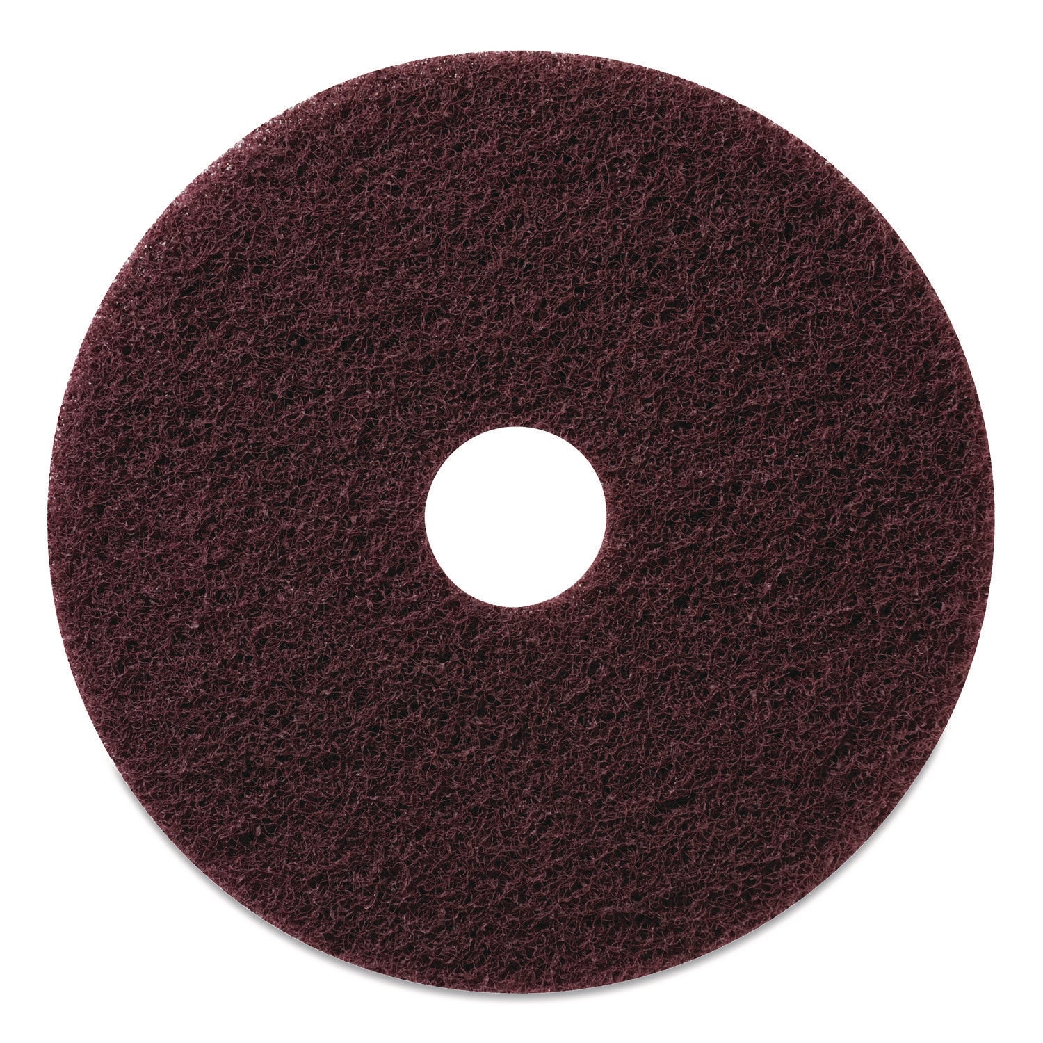 Americo® Stripping Pads - 20 Inch Diameter, Burgundy Color, 5 Pads per Carton - Perfect for Floor Buffing, Wax Removal & Surface Restoration