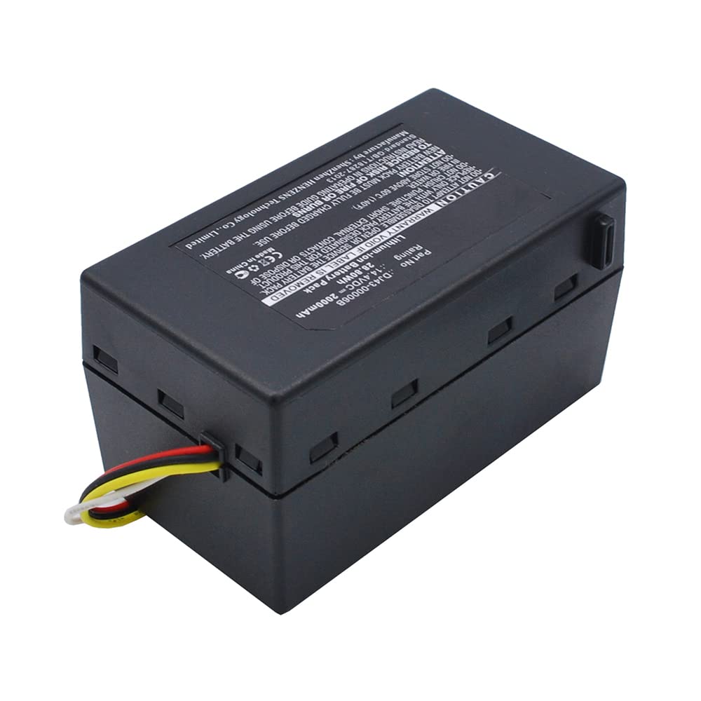 Synergy Digital 14.4V 2000mAh Li-ion Replacement Battery for Samsung VR10F71UCBC Vacuum Cleaner - Compatible with Samsung DJ43-00006A Battery | Ultra High Capacity | Perfect for Home Cleaning & Pet Hair Removal