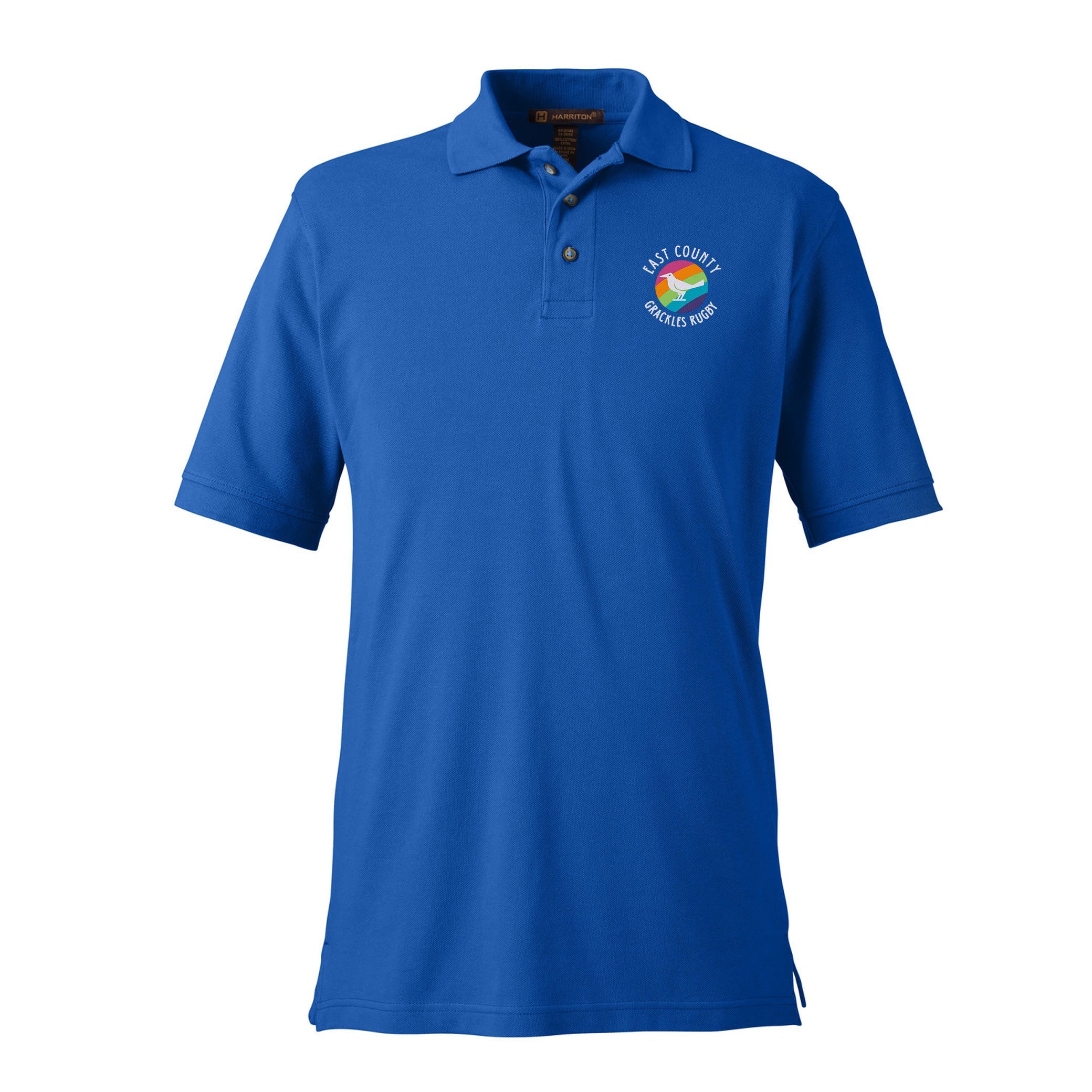 East Co. Grackles Ringspun Cotton Polo Shirt for Men - Comfortable & Breathable Casual Wear for Golf, Office & Outdoor Activities