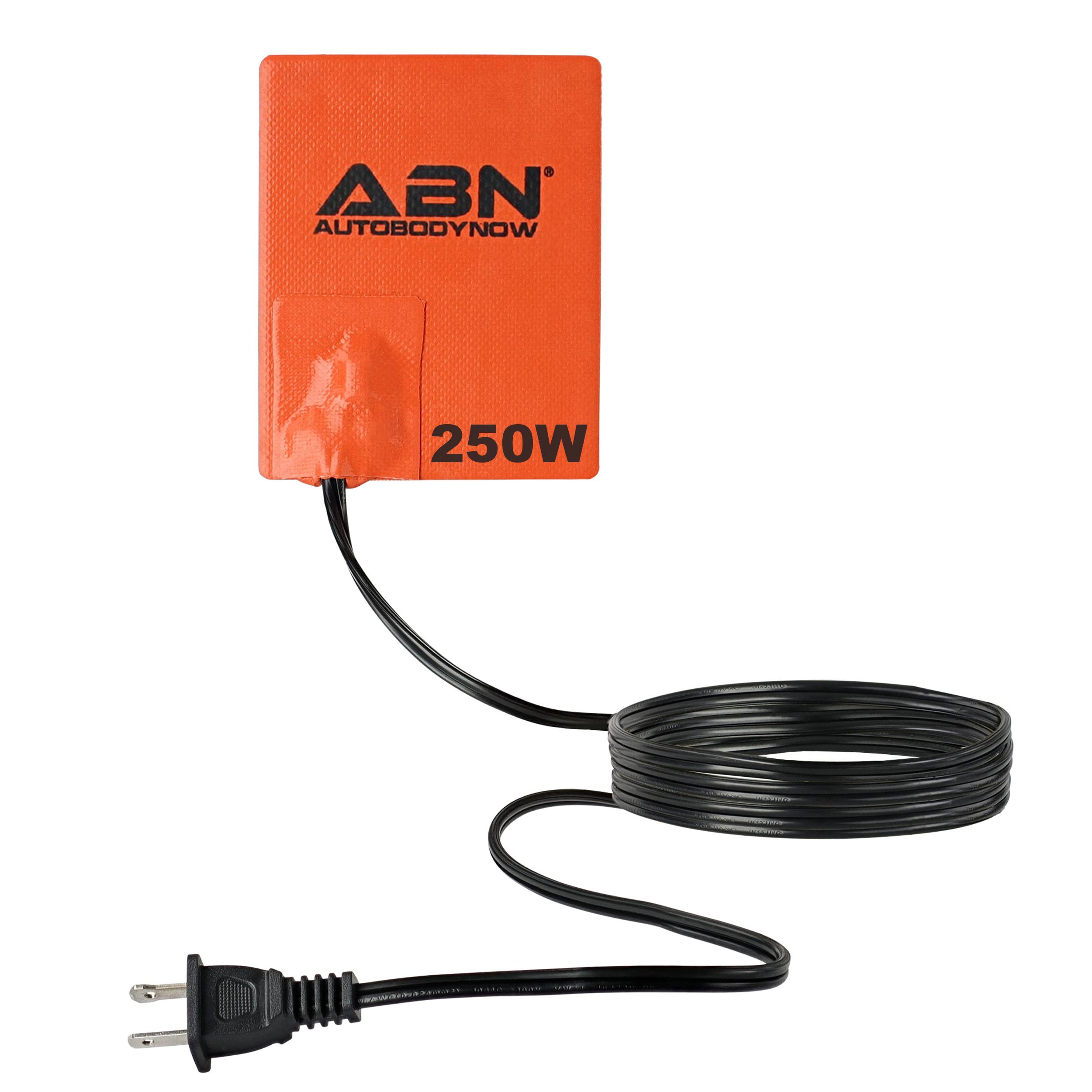 ABN 4x5 Inch 250W 120V Silicone Heater Pad for Car Battery, Engine Block & Oil Pan - Winter Engine Warm-Up & Cold Weather Protection