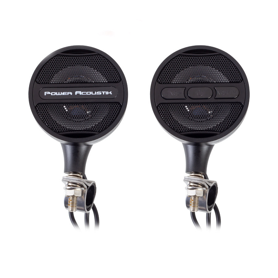 MCS 22B 3-Inch Motorcycle Handlebar Mounted Amplified Speaker System - Perfect for Outdoor Rides, Bike Tours & Adventure Travel
