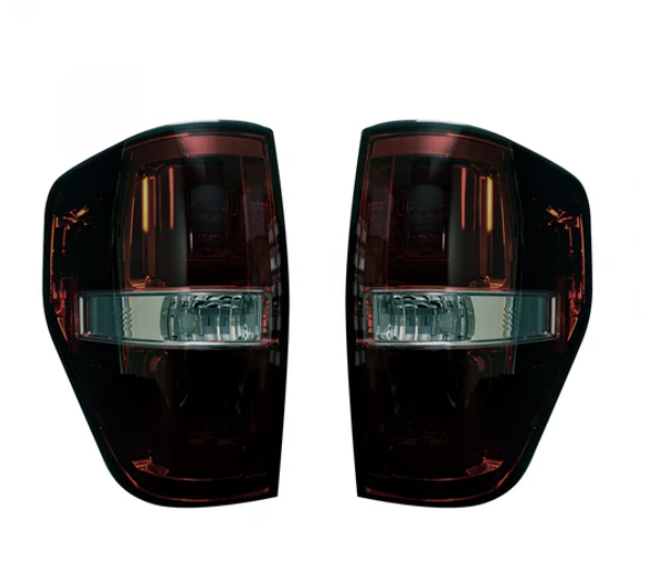 Ford F150 & Raptor 2009-2014 Dark Red Smoked OLED Tail Lights - Upgrade for Off-Road & Night Driving