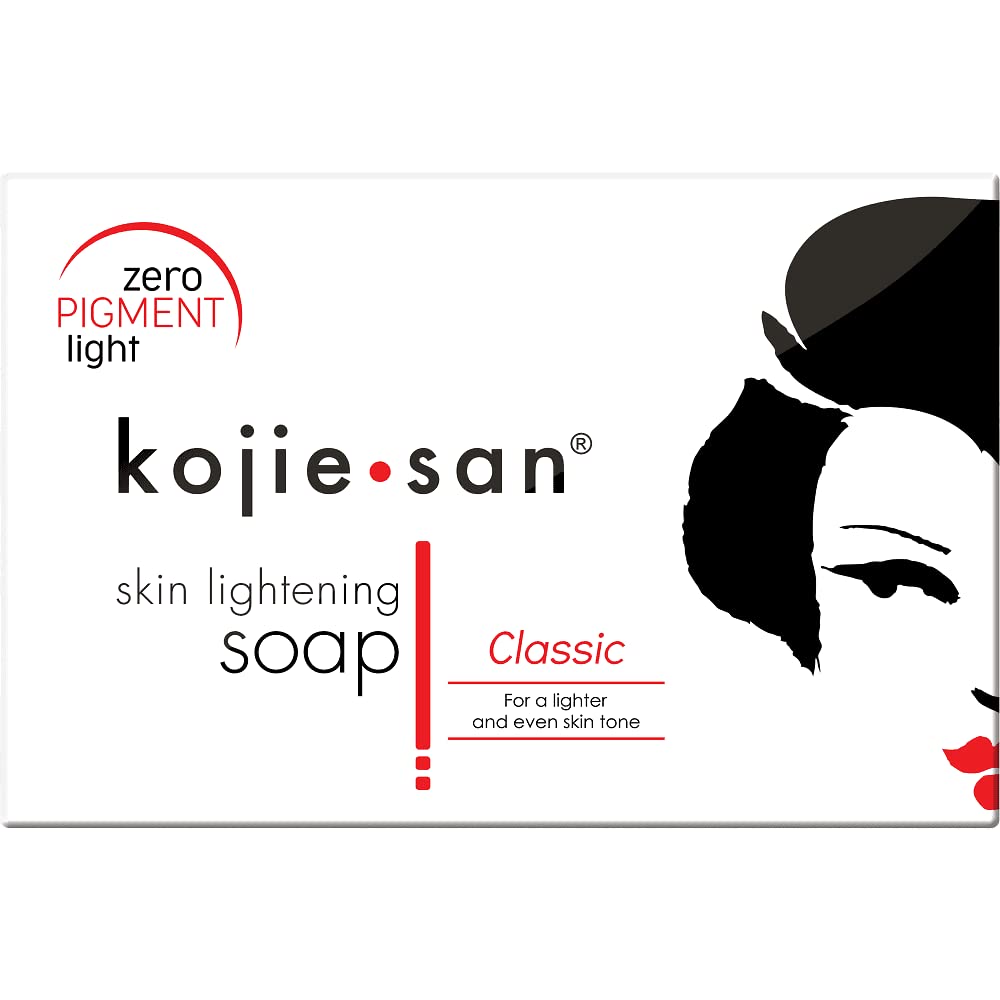 Kojie San Kojic Acid Soap with Coconut Oil & Orange Scent - 135g Brightening Bar for Skin Lightening, Dark Spot Treatment & Even Skin Tone - Perfect for Daily Face & Body Cleansing Routine