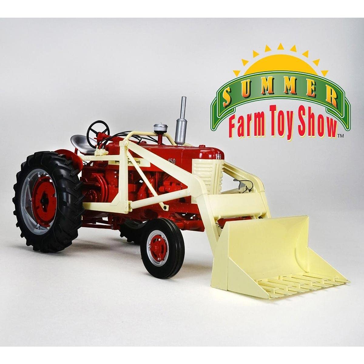 1/16 Scale International Harvester 450 Wide Tractor with Loader - High Detail Farm Toy Collector's Edition (2021 Summer Show Custom-1969) - Perfect for Collectors, Display & Farm Toy Enthusiasts