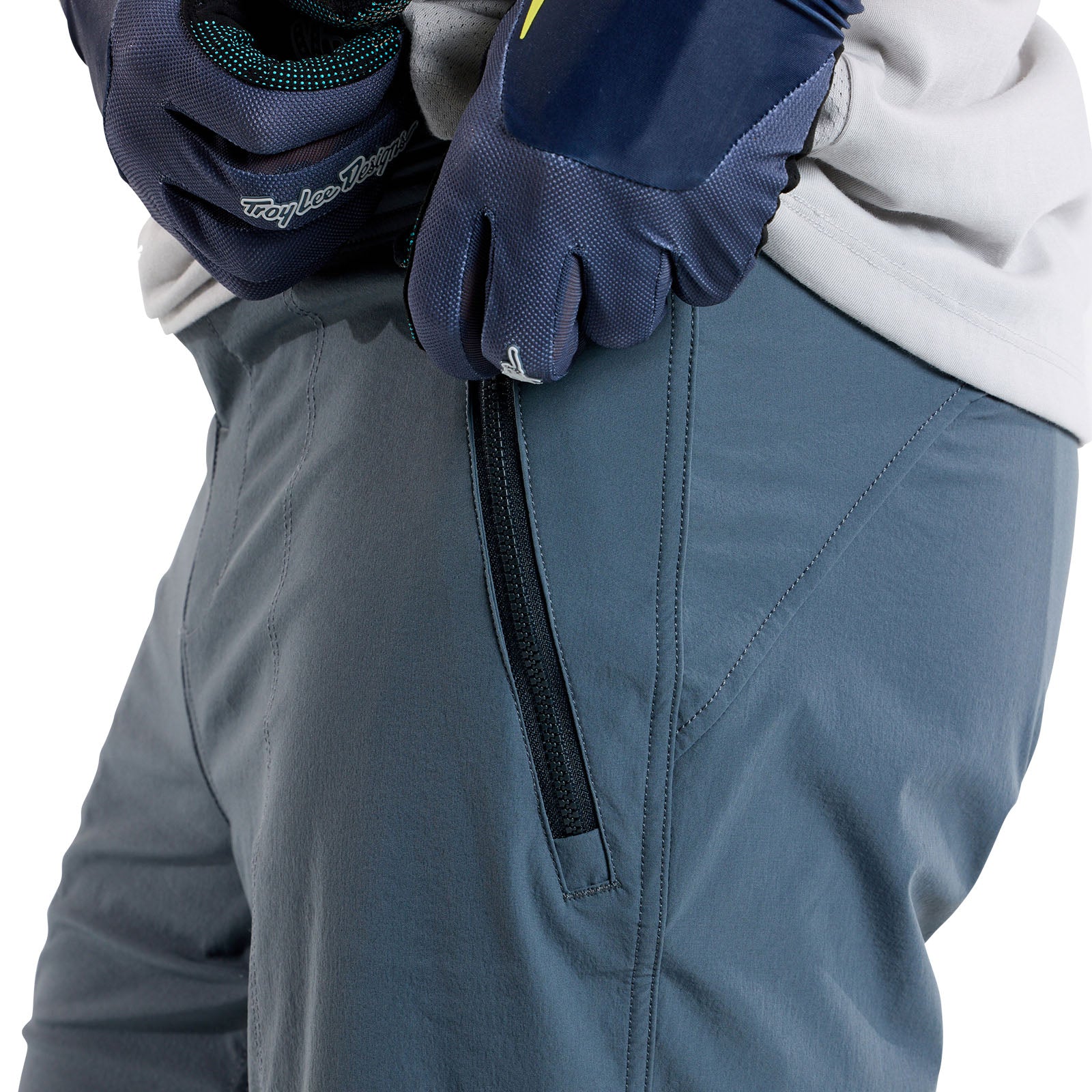 Skyline Trail Short with Liner - Mono Steel Blue - Hiking, Running & Outdoor Adventure Shorts for Men