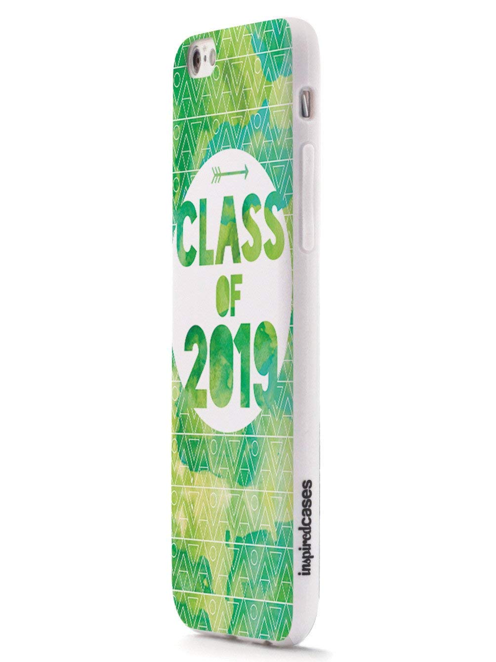 Premium 3D Textured Protective Case for iPhone 12 Pro - Shockproof Slim Cover with Artistic Green Watercolor Design - Perfect for School, Work & Everyday Use (Class of 2019 Edition)