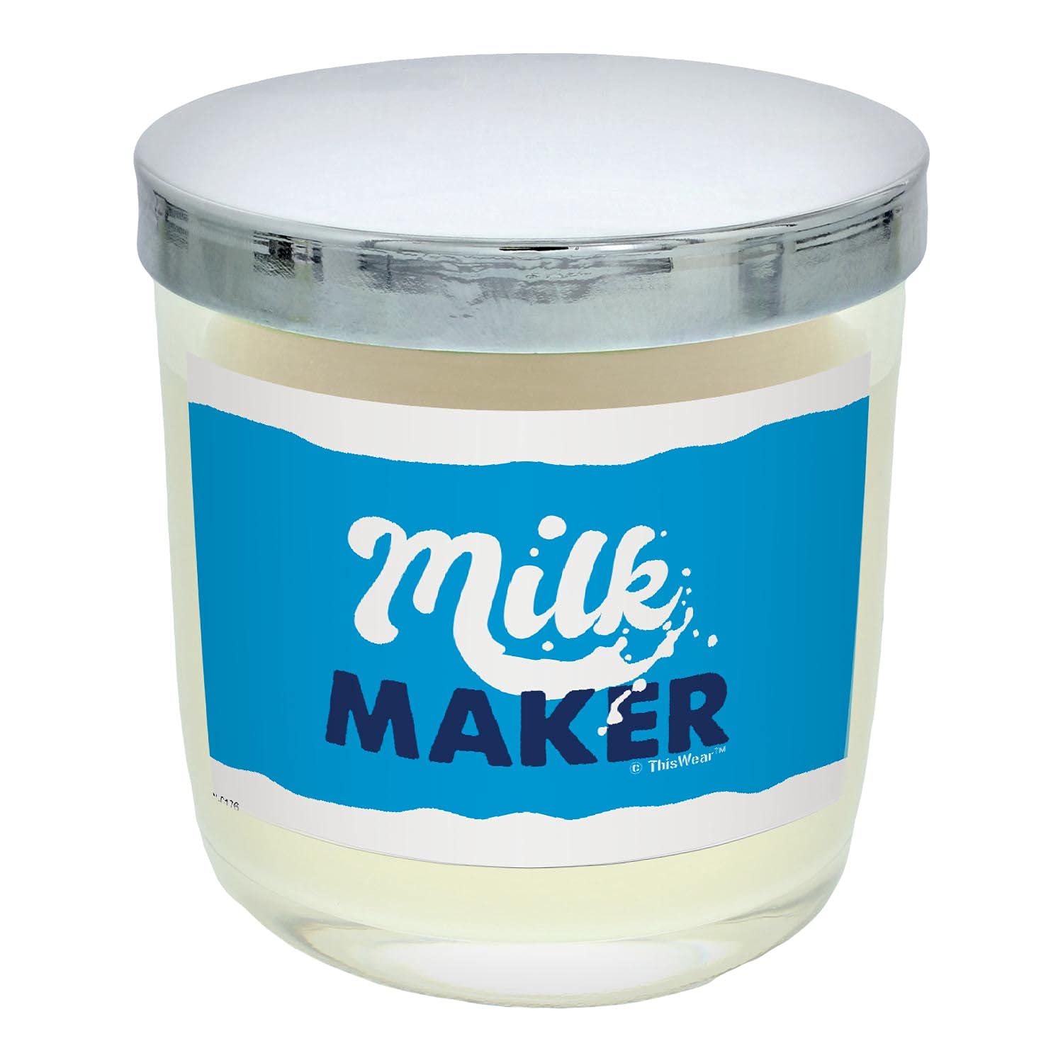ThisWear Maternity Breastfeeding Awareness Scented Candle in Apple Fragrance - Relaxing Gift for New Moms, Nursing Rooms & Baby Showers