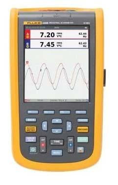 Fluke 124B Industrial Handheld Oscilloscope Multimeter - Portable Electrical Testing Tool for HVAC, Automotive & Industrial Equipment Maintenance