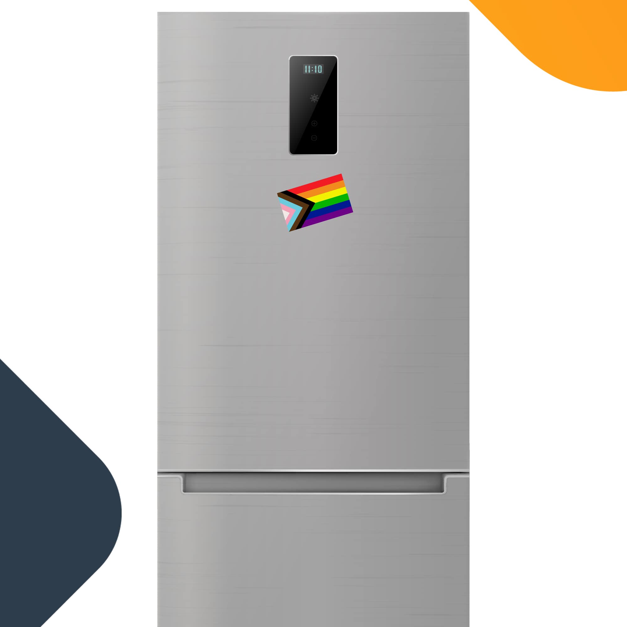 3x5 Inch Heavy Duty LGBTQ Pride Flag Car Magnet Decal - 2 Pack, Durable Automotive Magnet for Truck, SUV & Vehicle - Show Support for Gay Pride & Rainbow Flag - Perfect for Pride Month, Parades & LGBTQ Ally Visibility