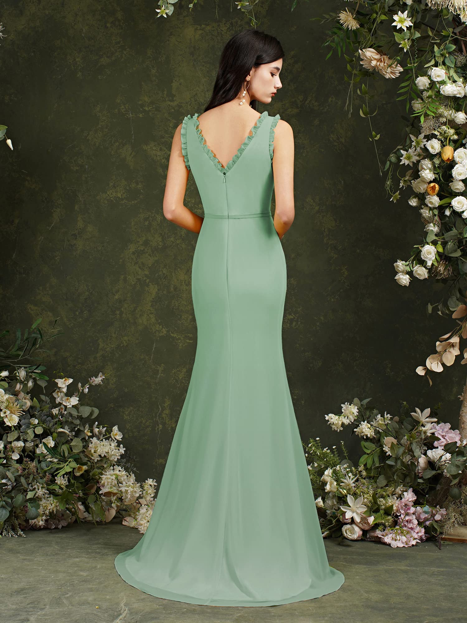 Elegant Off-the-Shoulder A-Line Pleated Chiffon Bridesmaid Dress for Wedding, Formal Evening Gown - Perfect for Bridal Party, Prom, Cocktail Party & Special Occasions
