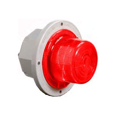 Betts 560273 12-Inch LED Red Shallow DC Plug Light - Pack of 1 for Automotive, Marine & DIY Lighting Projects