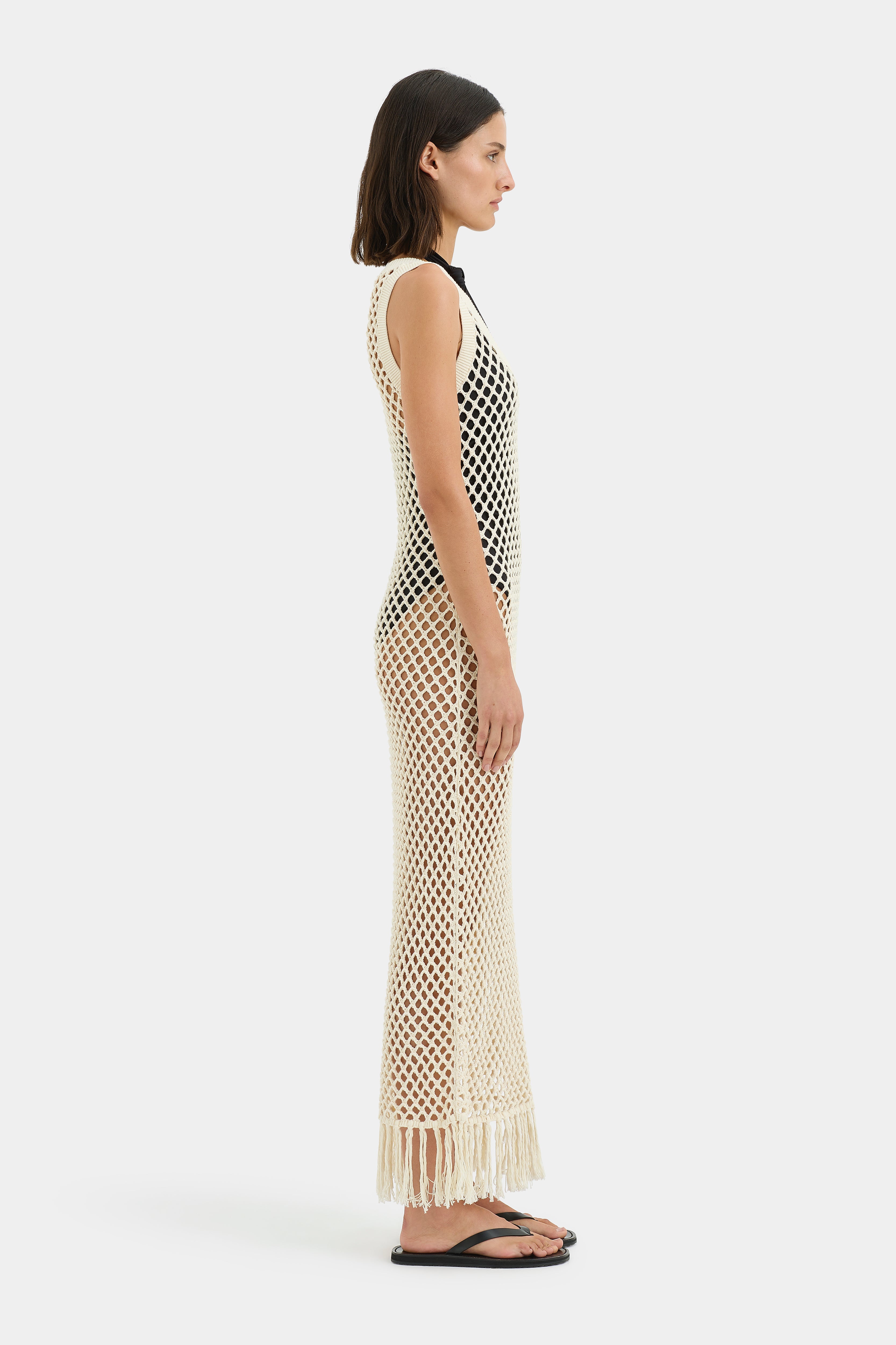 Illaria Crochet Dress for Women - Elegant Lace Summer Boho Maxi Dress - Perfect for Beach Vacations, Weddings & Boho Fashion