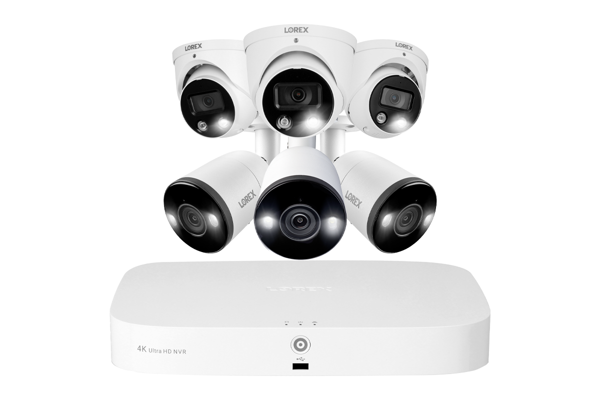 Lorex Fusion 4K 16 Channel NVR Security System with IP Dome & Bullet Cameras, 2TB HDD - Home & Business Surveillance, Night Vision, Motion Detection