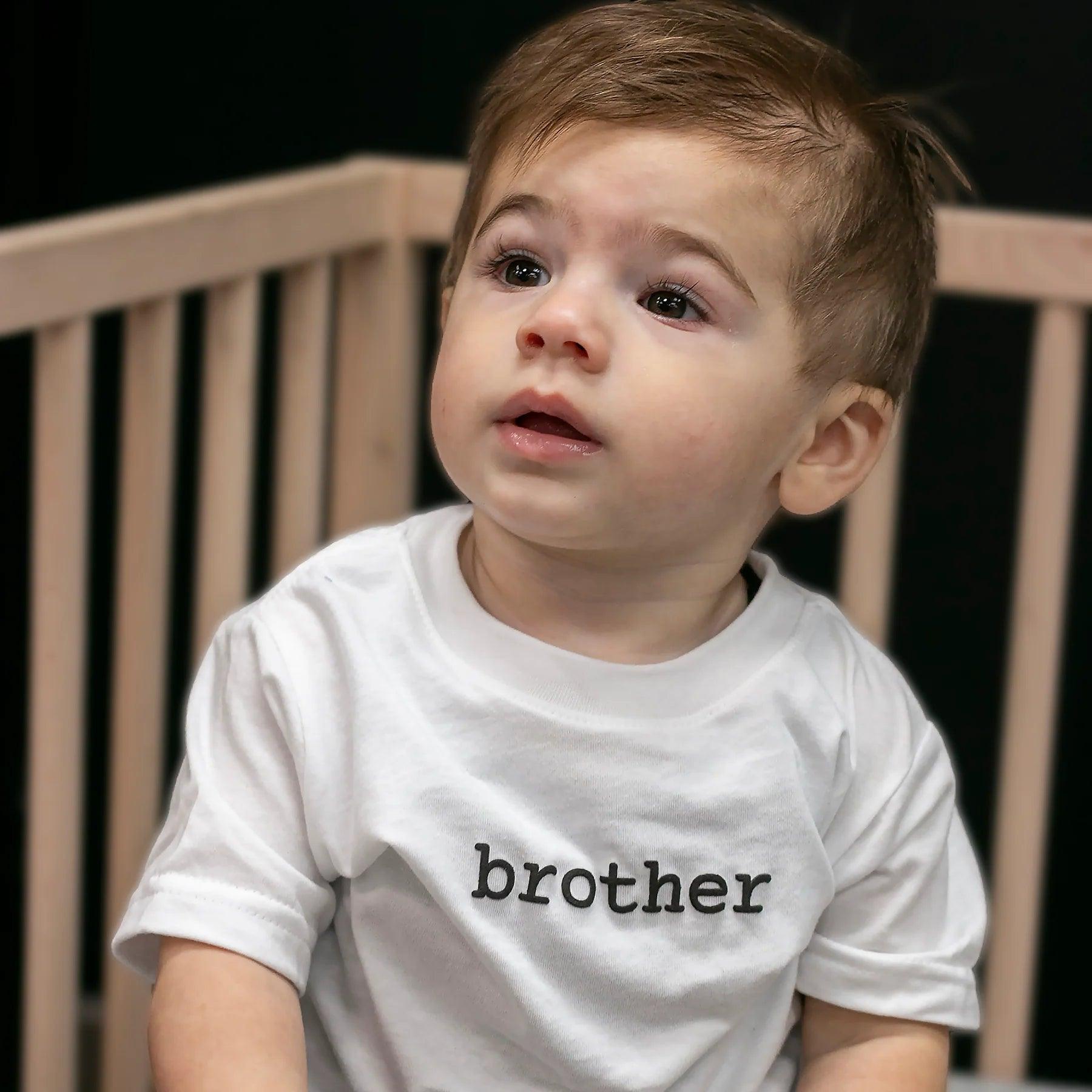 Brother Baby, Toddler & Kids T-Shirts - Soft Cotton Tees for Siblings & Family Matching Outfits