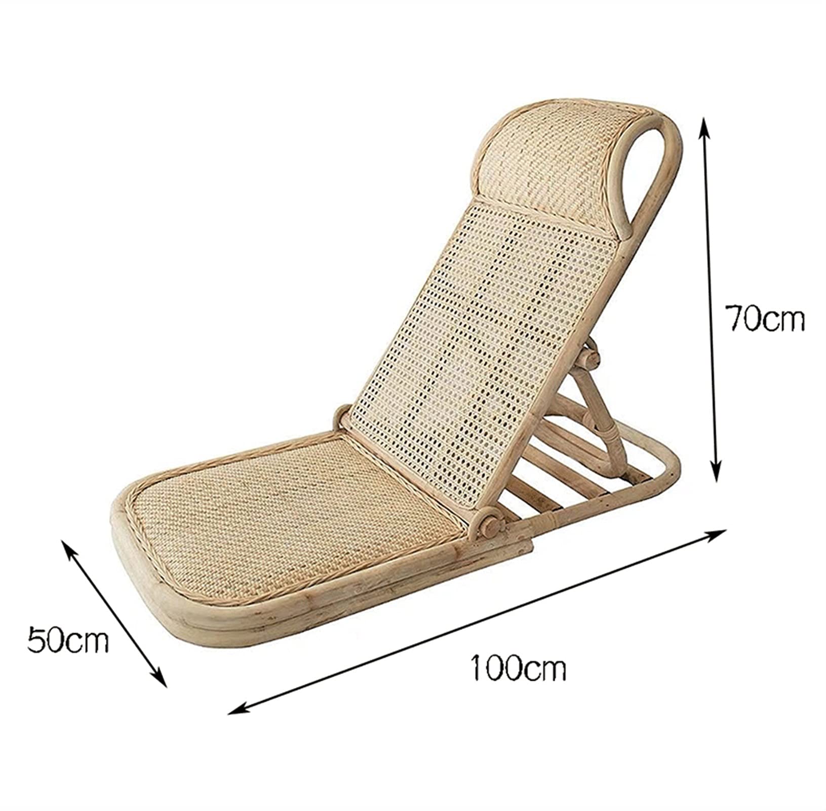 Comfortable Outdoor Garden Reclining Chair - Portable Folding Chaise Lounge for Camping, Beach, Patio & Lawn - Ergonomic Design for Relaxing in Backyard, Poolside or Picnic