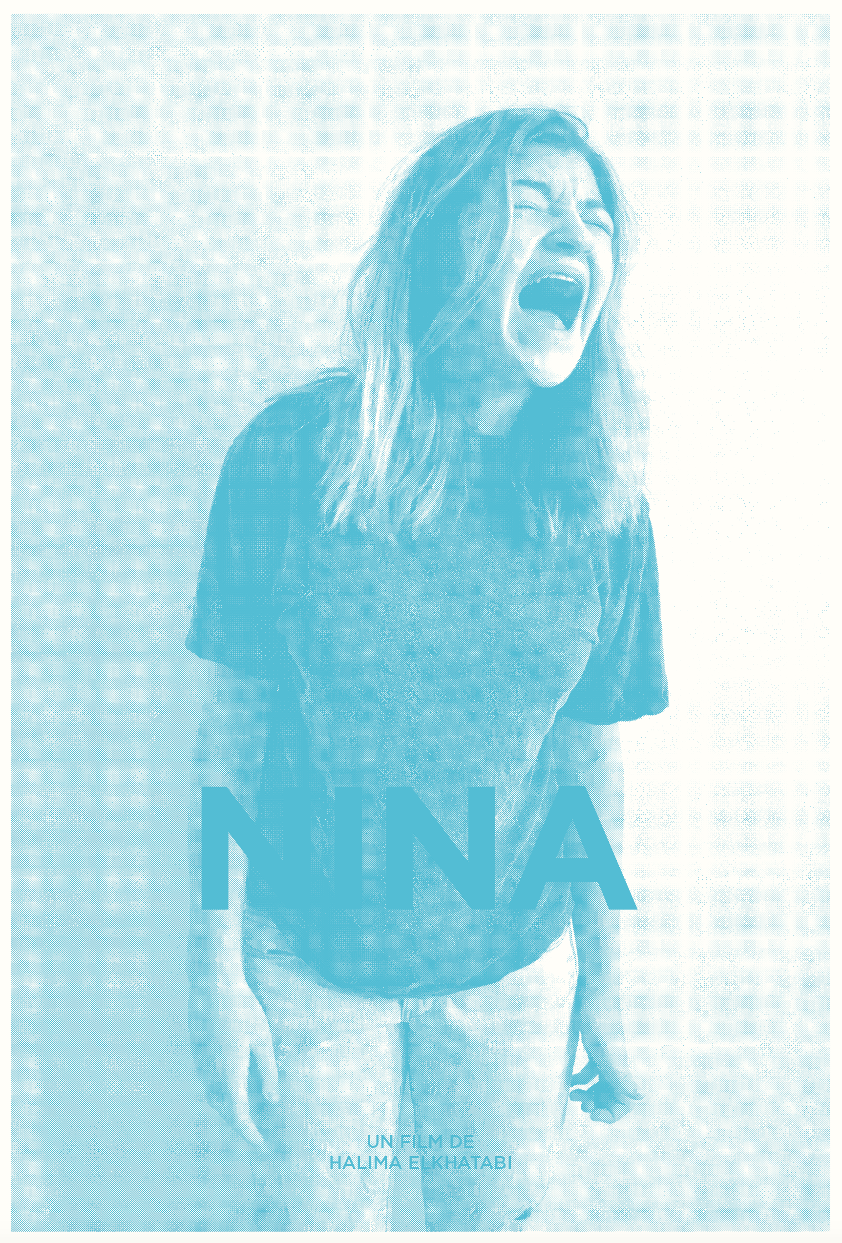 2015 Contemporary Nina Movie Poster - Blue & Green Art Print - Perfect for Home Theater, Living Room Decor & Film Lover Gifts