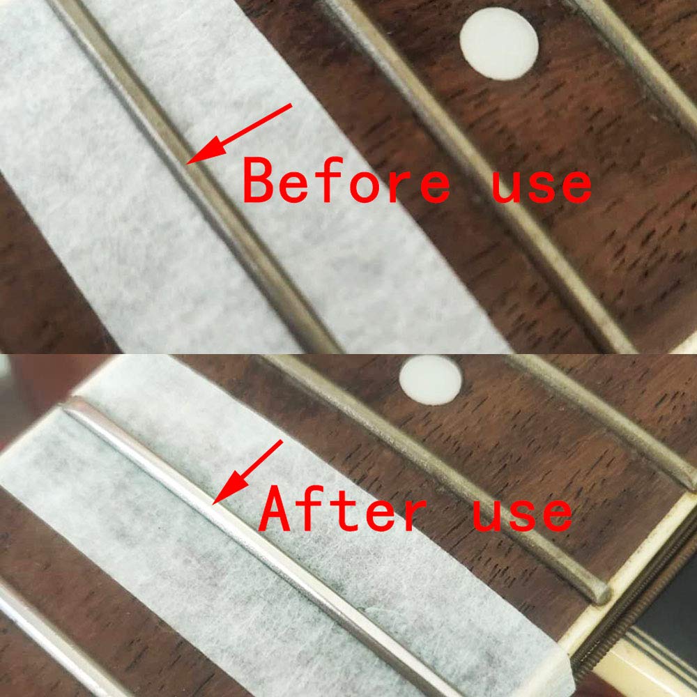Baroque Guitar Fret Grit Erasers Set of 5 (180/400/1000/1500/2000 Grit) - Fast Polishing Abrasive Rubber Blocks for Guitar Fret & String Cleaning - Professional Guitar Maintenance Tools for Smooth Playability & Perfect Tone - Ideal for Home Practice, Studio Recording & Live Performances