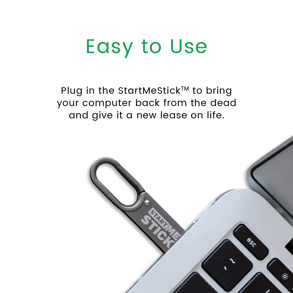 StartMeStick - Revive Your Old PC or Mac with Plug-in Operating System | Unlimited Use for 2 Years | Perfect for Home, Office & Students to Boost Performance