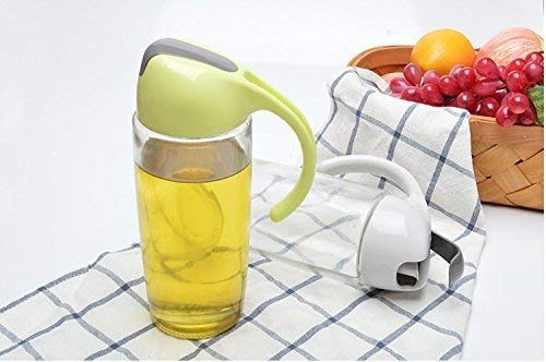 KUNYA® Automatic Opening & Closing Glass Oil Dispenser Bottle - Leak-Proof Kitchen Oil Cruet for Olive Oil, Vinegar & Seasonings (1-Pack) - Perfect for Cooking, Salad Dressing & Baking