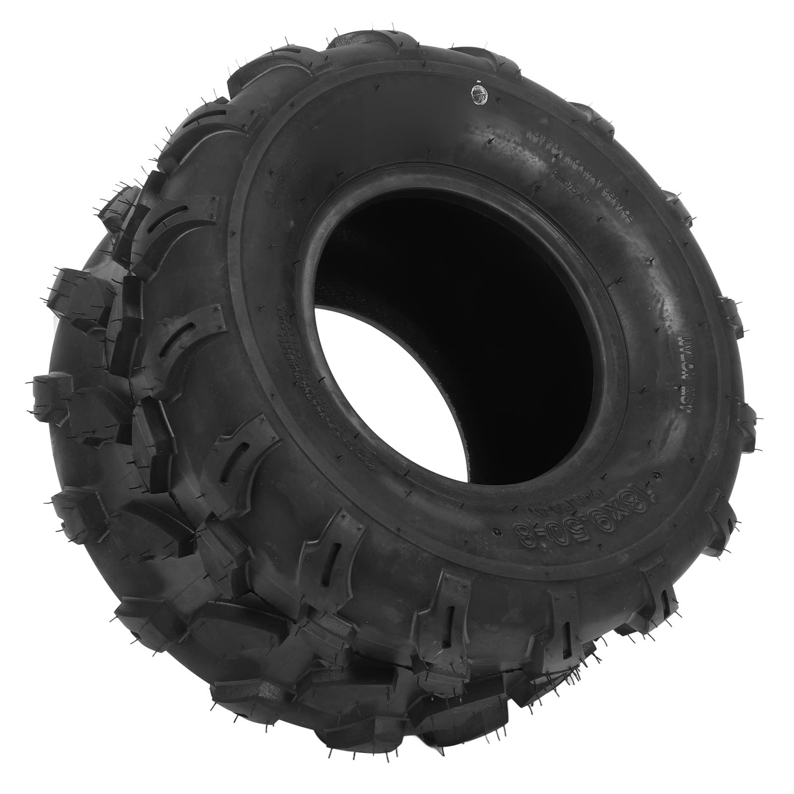 Universal 18x9.5-8 Tubeless ATV Tires - 4-Ply Knobby Tread All-Terrain Tires for ATV/UTV Front & Rear - Fits 8x7 Inch Rims - Perfect for Off-Road, Mud, Sand & Trail Riding