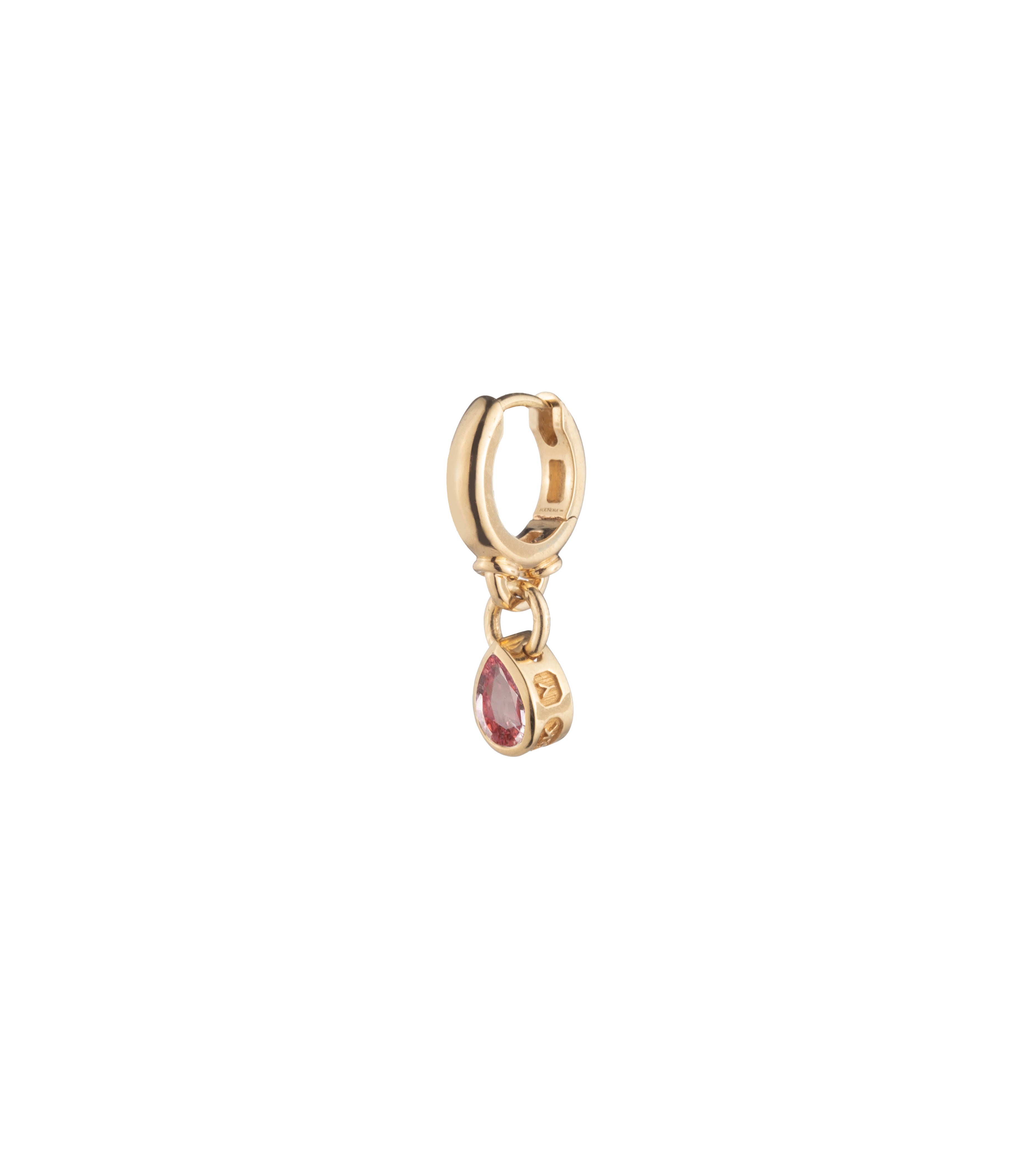 Pink Tourmaline Hoop Earrings for Women - Forever & Always Love Jewelry - Elegant Gift for Valentine's Day, Anniversary & Special Occasions