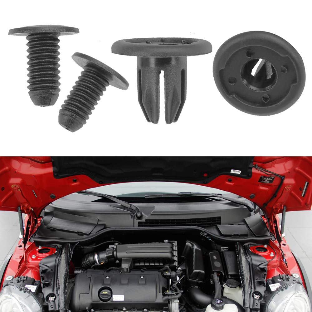 Mini Cooper Fender Liner Rivets (50 Pcs) - Car Body Panel Repair Kit