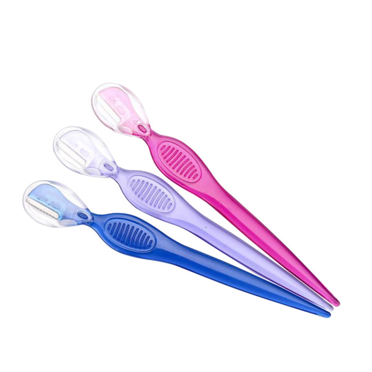 Professional Eyebrow Trimmer Set - 12pcs Stainless Steel Eyebrow Razors for Women & Girls, Precision Grooming & Shaping Tools with Comfortable Grip - Perfect for Home, Travel & Salon Use