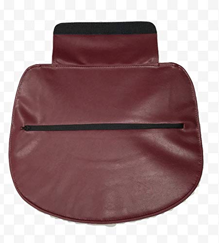**ZKZ Pedicure Chair Massage Seat Cover with Bottom-Air Cushion – Salon & Spa Comfort (Burgundy) – Perfect for Nail Salons, Spas & Home Relaxation**