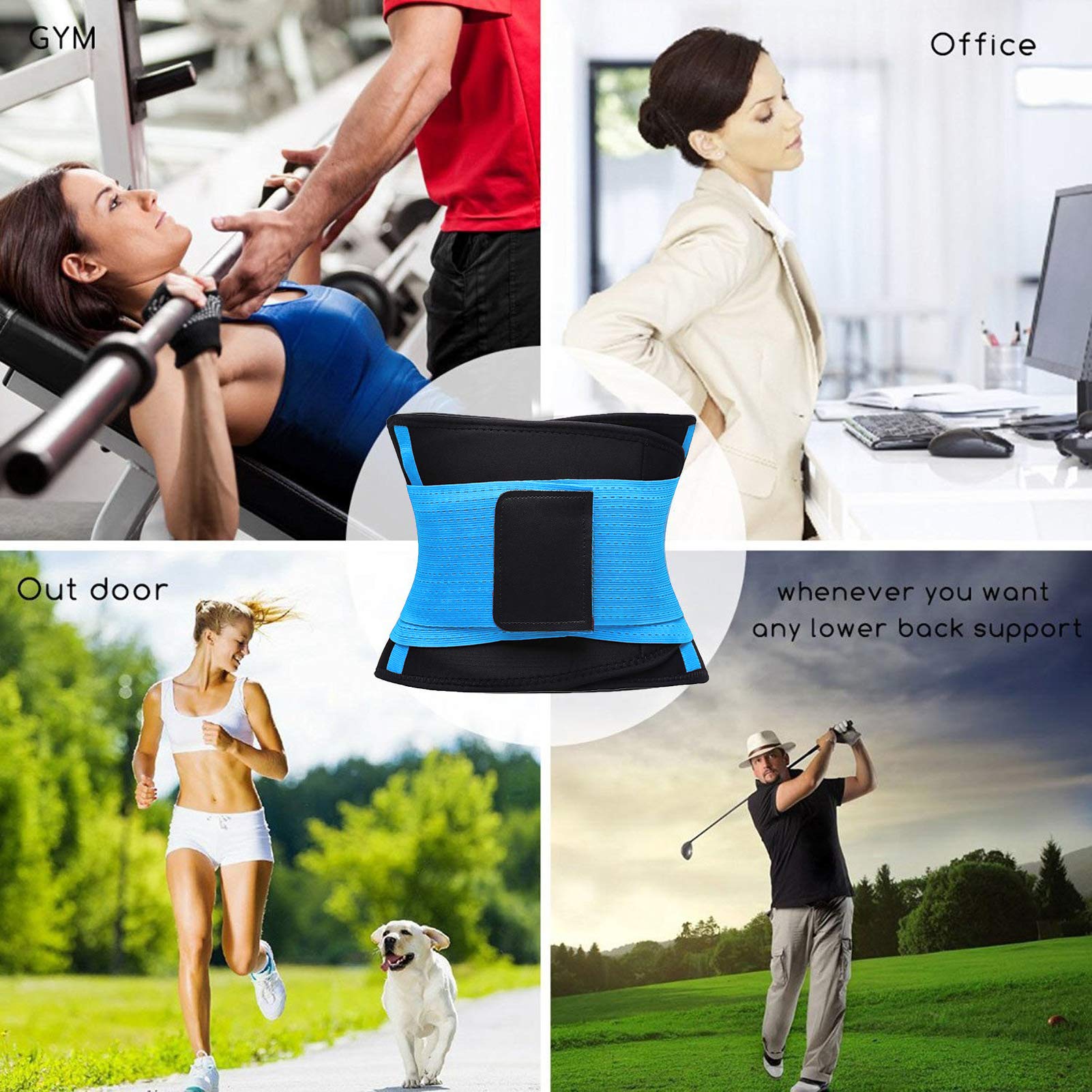 VENUZOR Waist Trainer Belt for Women - Slimming Waist Cincher & Body Shaper - Adjustable Sport Girdle Belt for Workout & Postpartum Recovery - Tummy Control & Back Support for Daily Wear & Fitness
