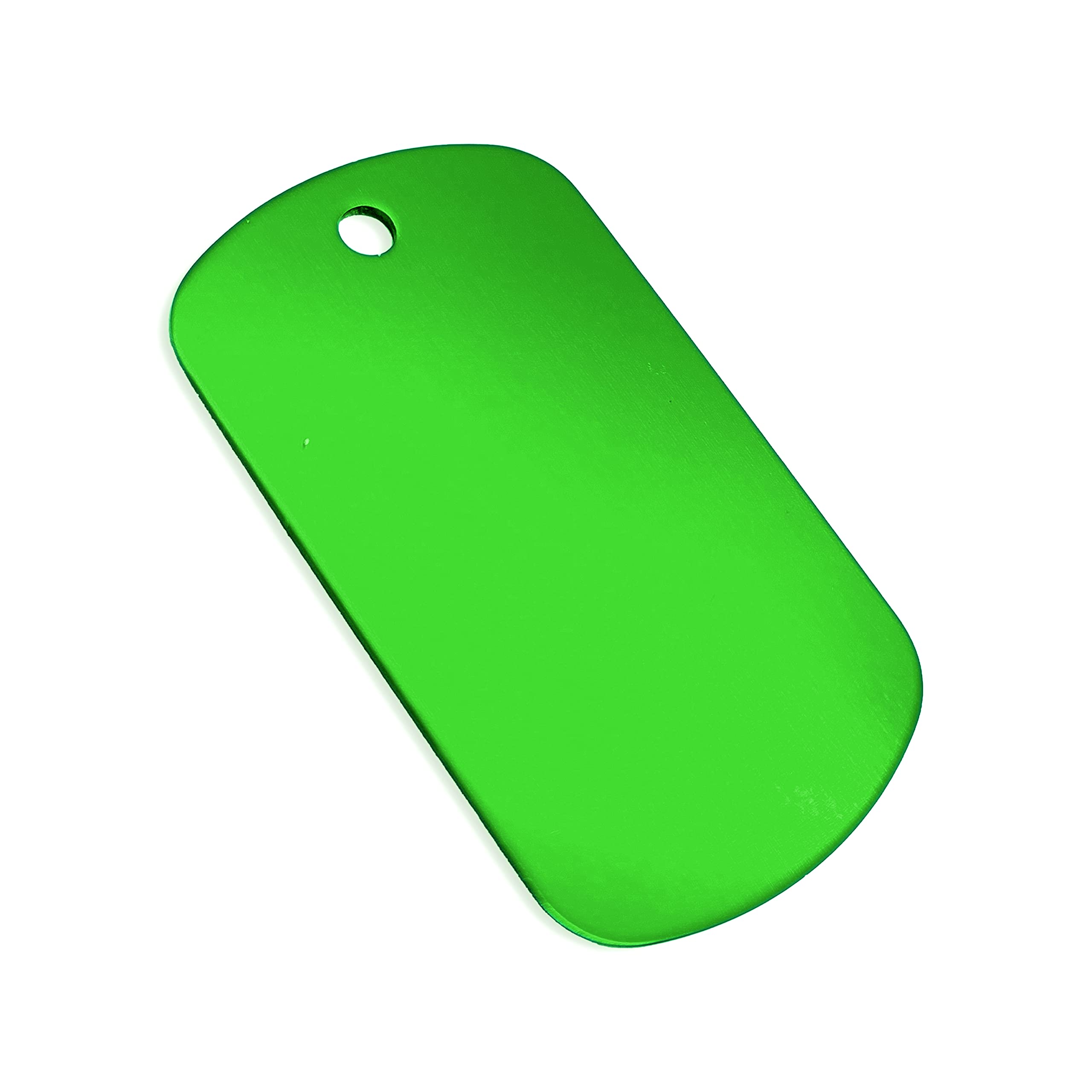 High-Quality Anodized Aluminum Blank Dog Tags - 2.00