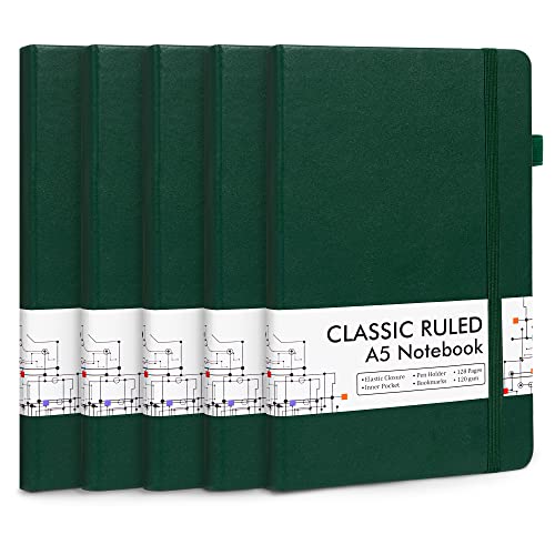 5 Pack dark green