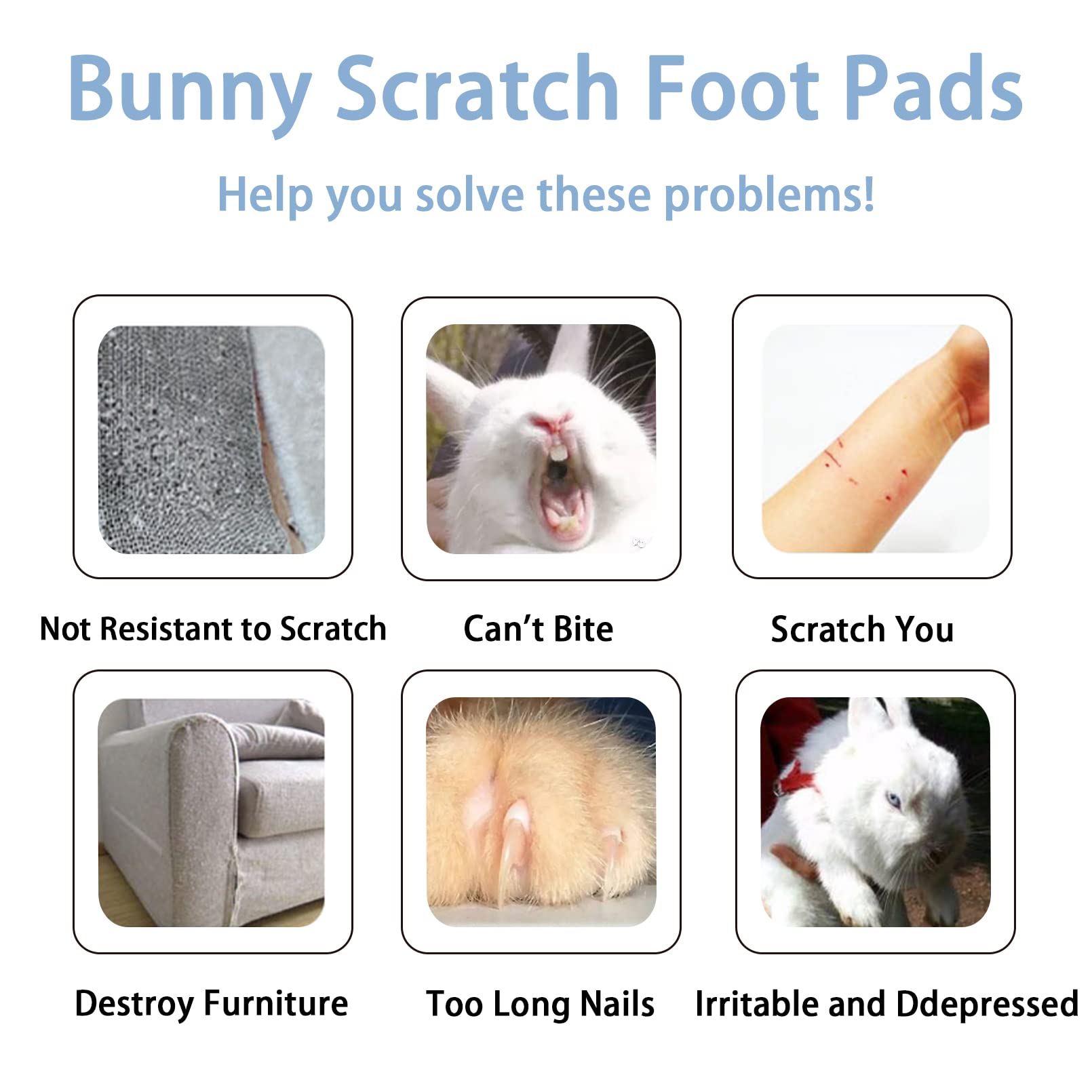 Natural Rabbit Grinding Claw Pads - Lava Stone Teeth Grinding & Scratching Chew Toy for Hamsters, Rabbits & Small Pets | Small Animal Dental Care & Stress Relief | Perfect for Cage Enrichment & Playtime